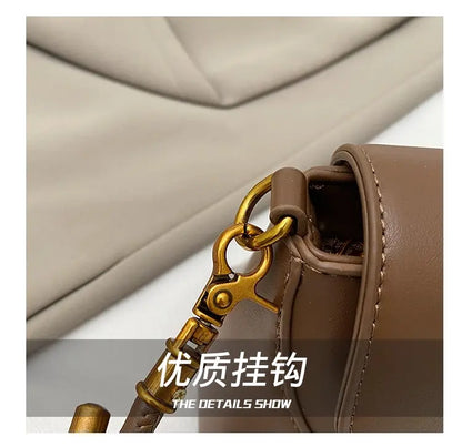 Elegant Crossbody Bag For Women Leather Handbag With Shoulder Strap Classic Design Famous Brand Ladies Accessory