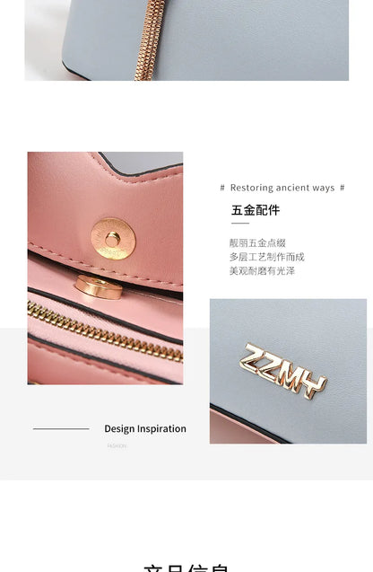 Elegant Handbag for Women Luxury Designer Top-Handle Bags High Quality Pu Leather Ladies Shoulder Crossbody Bag Casual Tote Sac