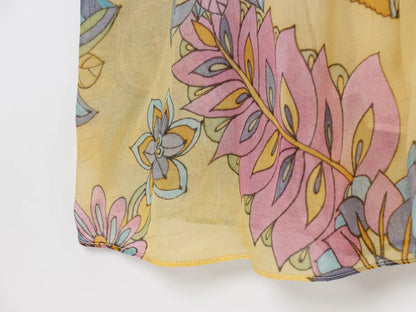 HH 2025 Woman's Summer Fashion V-neck Printed Sleeveless Dress Female Elegant Pleated Sexy Backless Casual Midi Long Dress