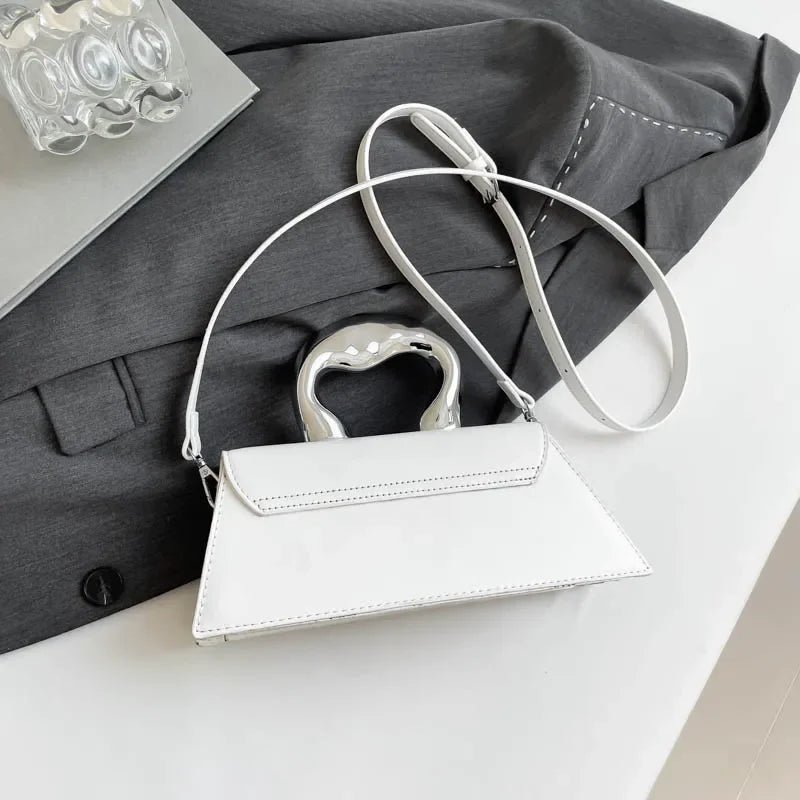 Vintage Women Black Chic Crossbody Bag Luxury Designer Small Shoulder Bags Fashion Red Purse Cute Pu Leather Handbag Sac A Main