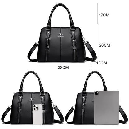 Luxury Handbags Woman Bags Designer Big Shoulder Bags for Women's 2024 Trendy Large Capacity Ladies Leather Hand Casual Tote Bag