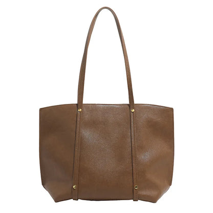 【2025 New】Women's Large Tote Bag Spacious Shoulder Purse, Minimalist Handheld Crossbody, Durable Commuter Work Bag, Lightweight