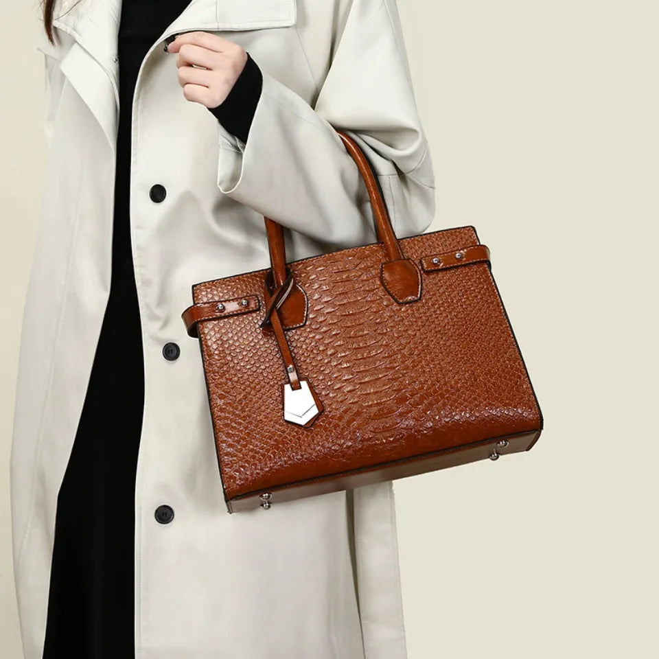 Genuine Handbags for Women 2025 New Luxury Ladies Hand Bags Female Leather Shoulder Top-Handle Crossbody Bags Casual Tote Sac