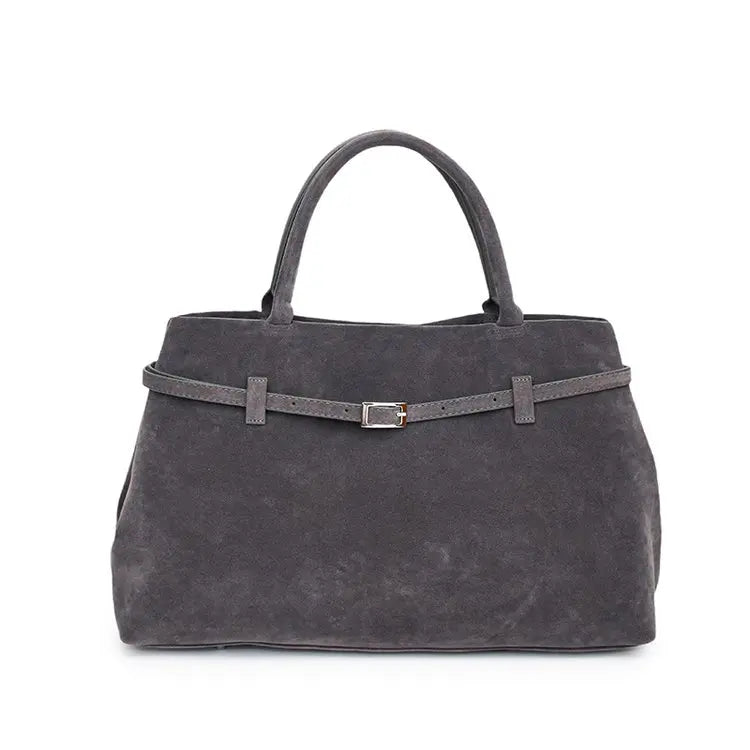 Elegant Women's Handbag Featuring Casual Simple Vintage Design And High-End Leather For Commuter Occasions
