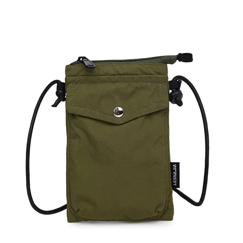 Street Washed Nylon Shoulder Bag