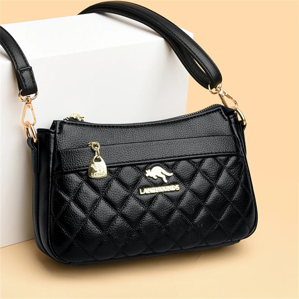 Casual Women's Handbags High Quality Leather Totes Bag Female Top-Handle Bag Large Capacity Crossbody Shoulder Bag Hand Bag Sac