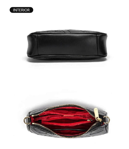 CH Women's Handbag Fashion Partition Durable Luxury Brand Fashion Large Capacity Bent Moon Bag Simple Shoulder Crossbody Bag