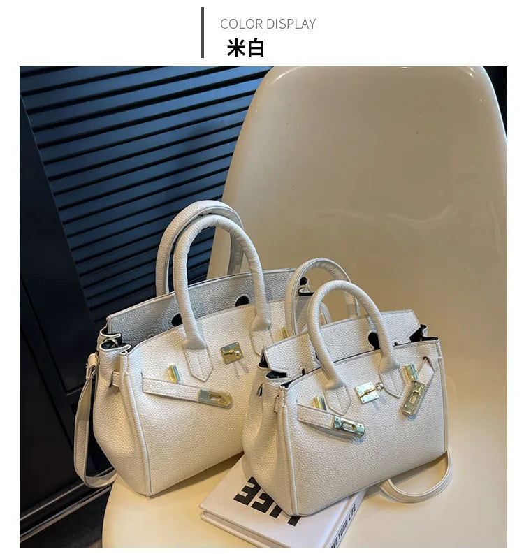 Fashionable Handbag for Women - Subtle, Minimalist, Chic Single Shoulder Bag with Large Capacity, Quality Commuter Crossbody Bag