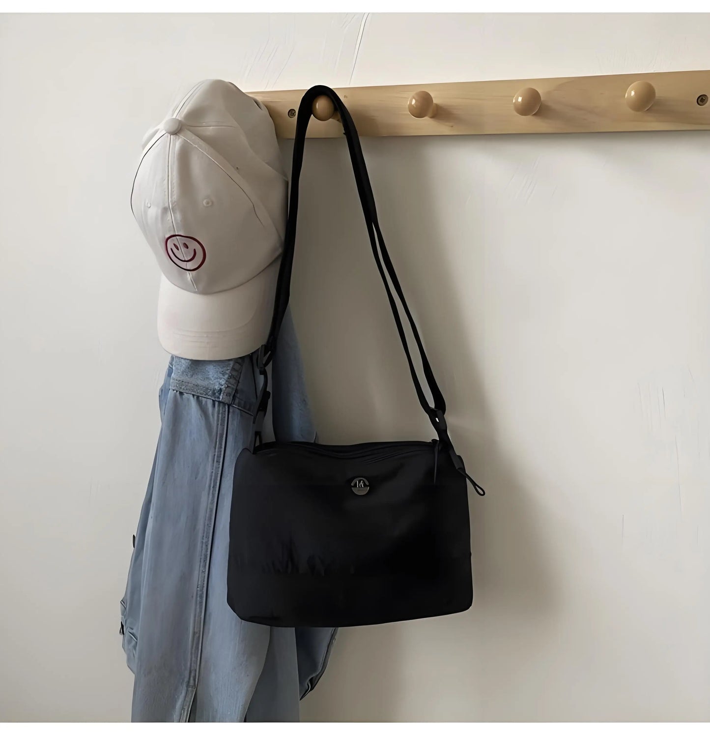 Multi-functional Nylon Crossbody Bag