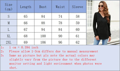 Woman Clothes V Neck Ribbed Knit Sweater Long Sleeve Loose Fit Casual Pullover Tops with Multiple Colors