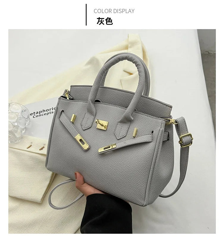 Fashionable Handbag for Women - Subtle, Minimalist, Chic Single Shoulder Bag with Large Capacity, Quality Commuter Crossbody Bag