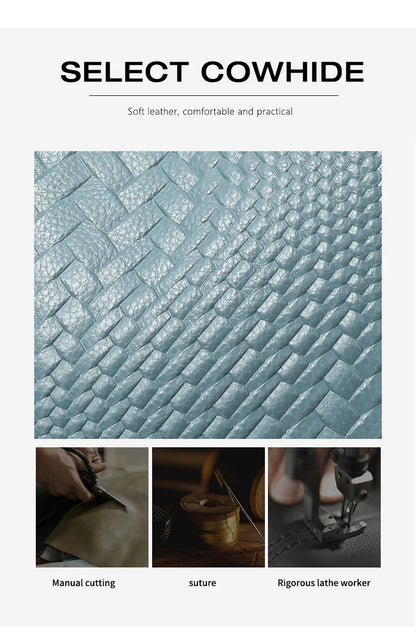 Leather women's handbag with large capacity, shoulder bag for women, elegant single-shoulder crossbody bag, cowhide women's bag