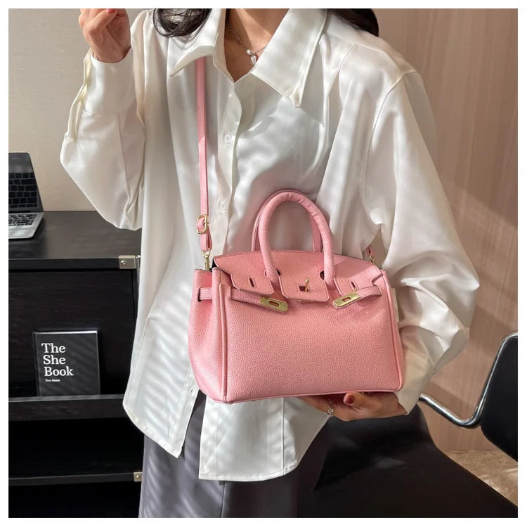 Fashionable Handbag for Women - Subtle, Minimalist, Chic Single Shoulder Bag with Large Capacity, Quality Commuter Crossbody Bag