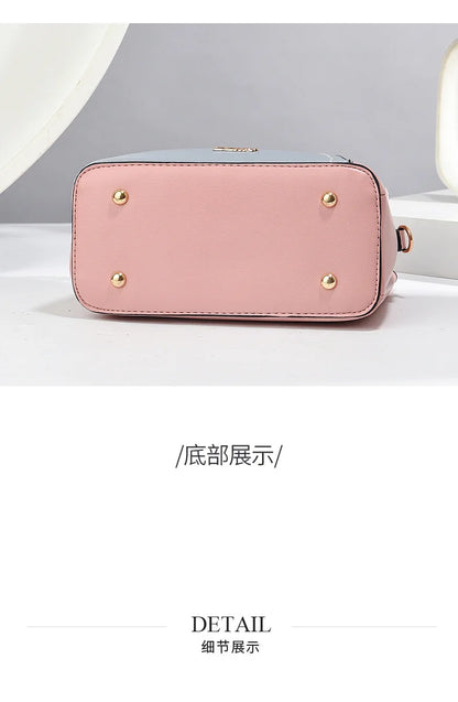 Elegant Handbag for Women Luxury Designer Top-Handle Bags High Quality Pu Leather Ladies Shoulder Crossbody Bag Casual Tote Sac