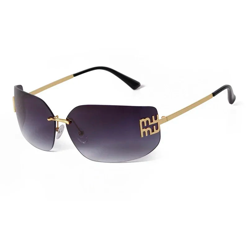 Women’s Funky Classic Rimless Sunglasses