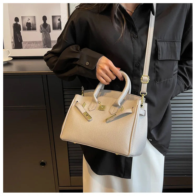 Fashionable Handbag for Women - Subtle, Minimalist, Chic Single Shoulder Bag with Large Capacity, Quality Commuter Crossbody Bag