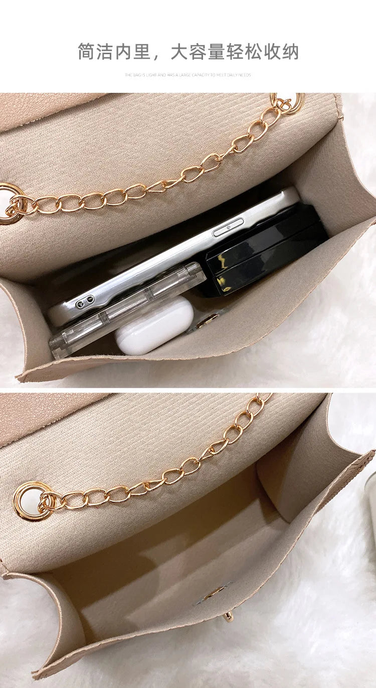 Fashion Small Handbag Women Shoulder Bags 2022 New Luxury Casual Clutch Bag PU Crossbody Bag For WomenSmall  Messenger Bag