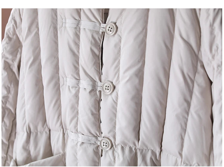 Winter Cotton-padded Clothes Women Coat 2023 Long Loose Female Hooded Padded Clothing Big Pocket Parkas Thicken Warm Jackets