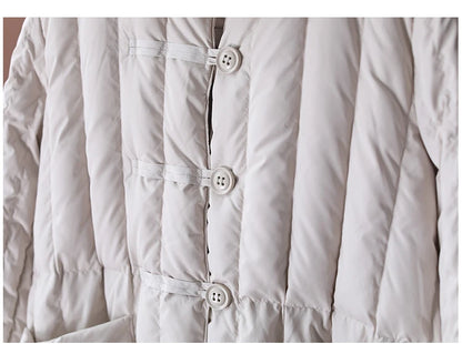 Winter Cotton-padded Clothes Women Coat 2023 Long Loose Female Hooded Padded Clothing Big Pocket Parkas Thicken Warm Jackets