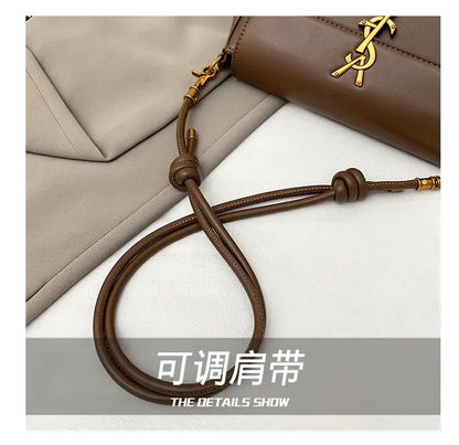 Elegant Crossbody Bag For Women Leather Handbag With Shoulder Strap Classic Design Famous Brand Ladies Accessory