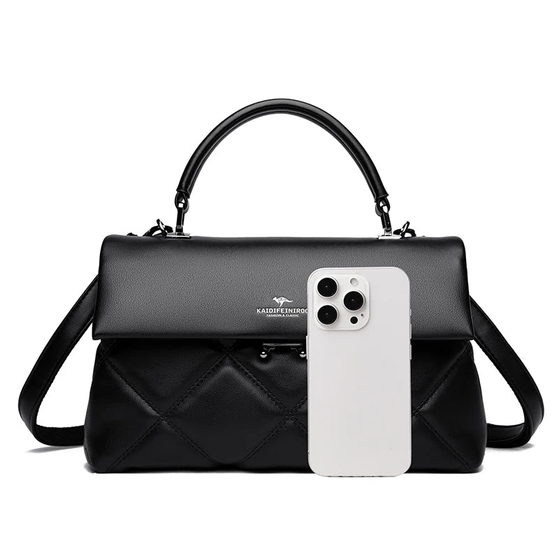 Women's Bag New Trend Korean Handbags Designer Luxury Brand Ladies Shoulder Bags Soft Leather Fashion Versatile Crossbody Bags