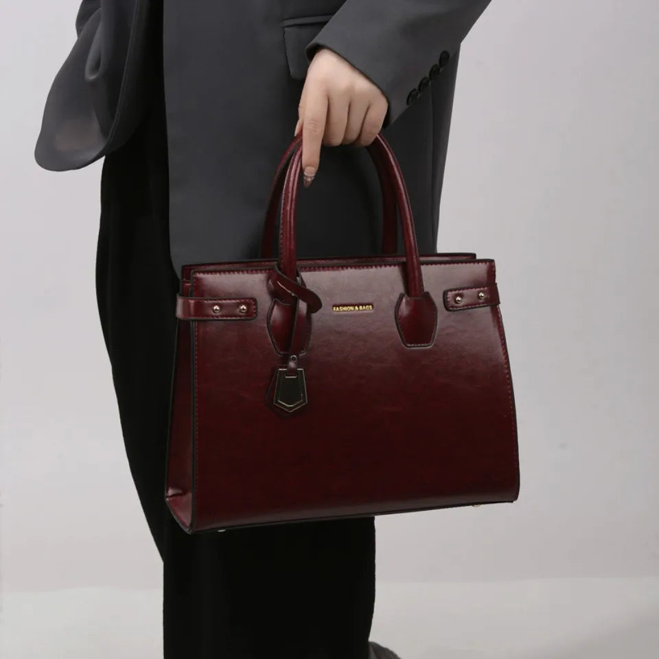 Genuine Handbags for Women 2025 New Luxury Ladies Hand Bags Female Leather Shoulder Top-Handle Crossbody Bags Casual Tote Sac