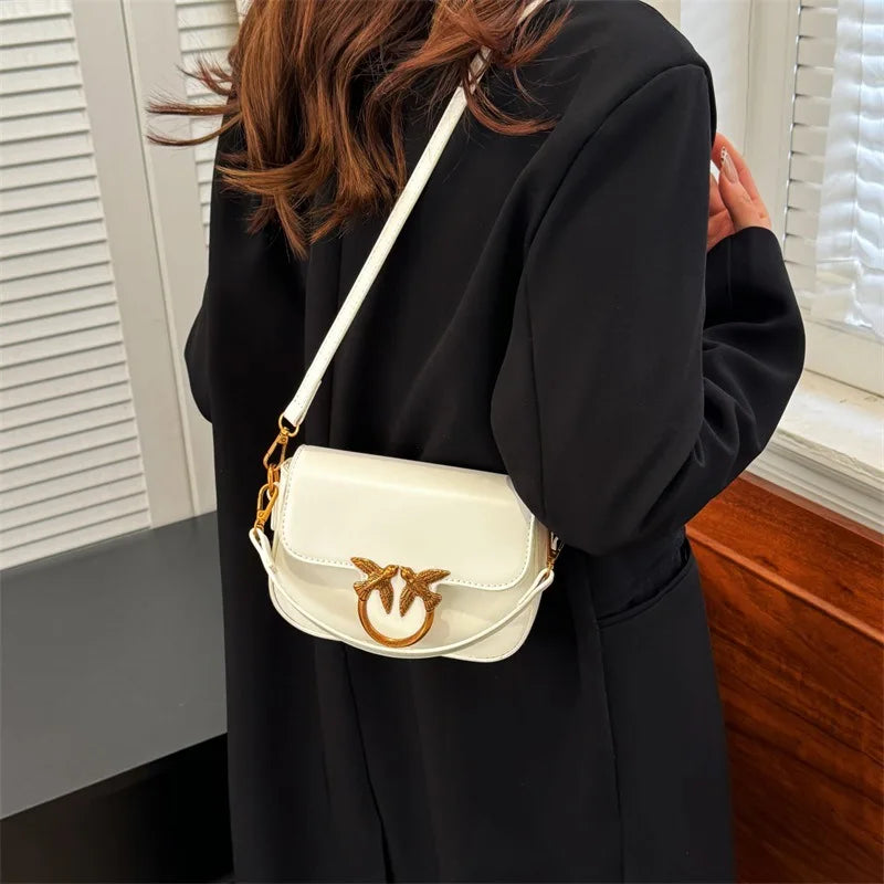 Handbag, A Must-enter for Experts New High-end Fashion Versatile Oblique Span Bag, Fashionable Retro High-texture