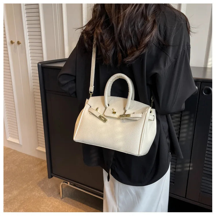 Fashionable Handbag for Women - Subtle, Minimalist, Chic Single Shoulder Bag with Large Capacity, Quality Commuter Crossbody Bag
