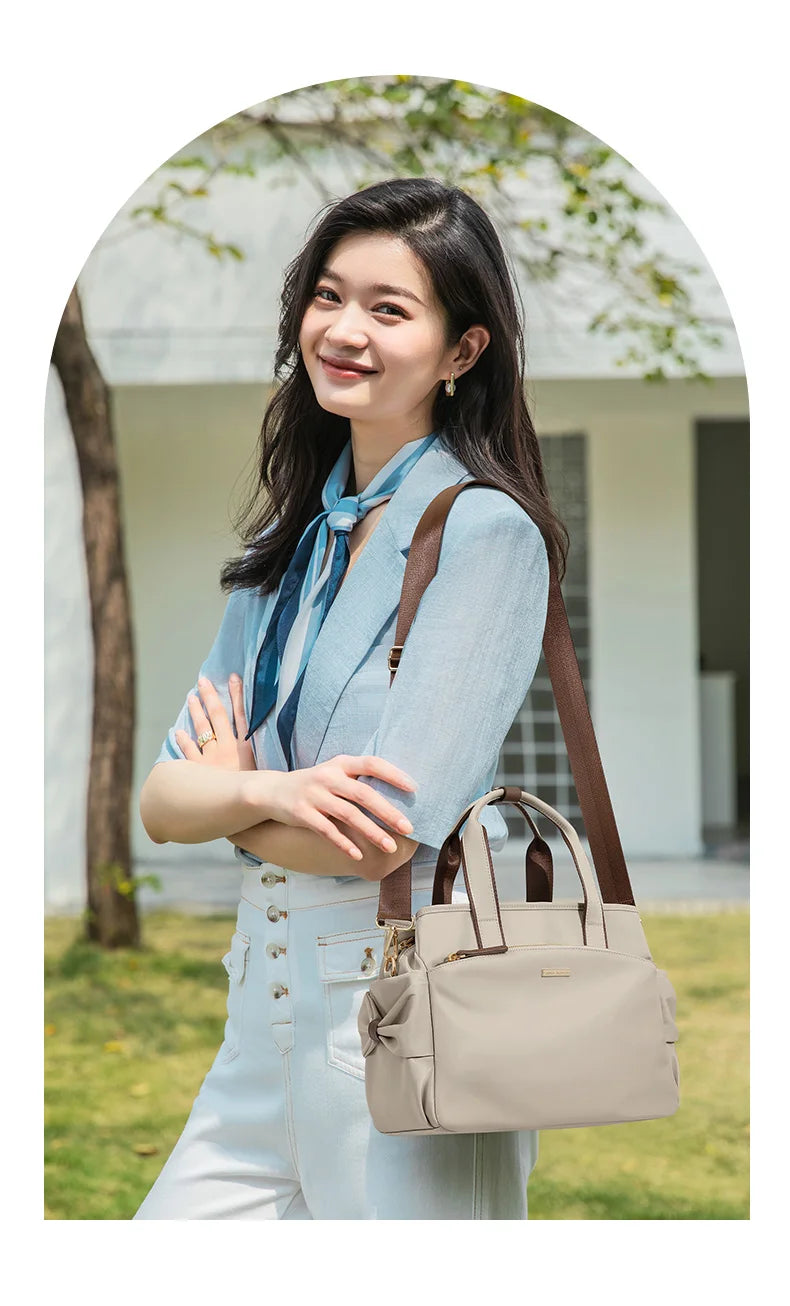 GOLF Women's Handbag Apricot New In Shoulder Bucket Bags for Woman Top Handle Bags Nylon Handbags Ladies Crossbody Fashion 2024