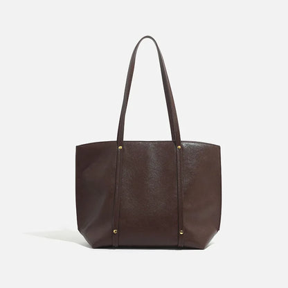 【2025 New】Women's Large Tote Bag Spacious Shoulder Purse, Minimalist Handheld Crossbody, Durable Commuter Work Bag, Lightweight