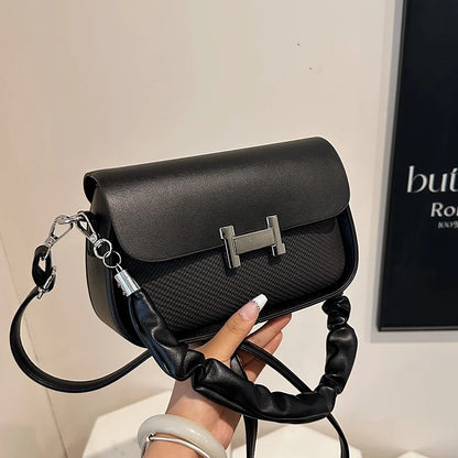 High Quality Fashionable Crossbody Bag Women's Designer Leather Handbag Minimalist Solid Color With Adjustable Shoulder Strap