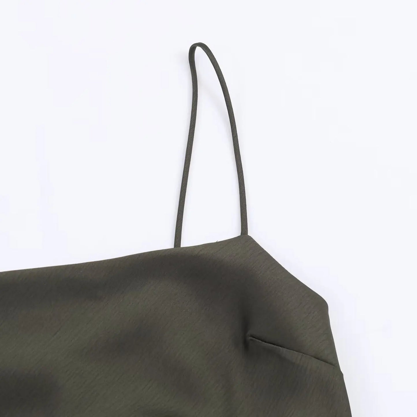 HH Woman Elegant Lace Decoration Camisole Underwear Style Top Female Spring Casual Sleeveless Backless Asymmetry Solid Tops