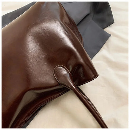 Vintage Handbag for Women Large Capacity 2025 New Underarm Commuting Bag Fashion Female Casual Single Shoulder Tote Bag