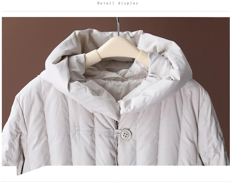 Winter Cotton-padded Clothes Women Coat 2023 Long Loose Female Hooded Padded Clothing Big Pocket Parkas Thicken Warm Jackets