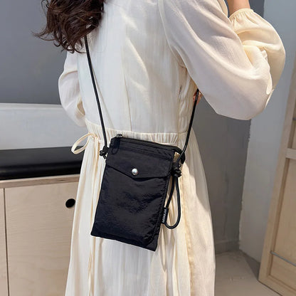 Street Washed Nylon Crossbody Bag For Women Fashion Phone Messenger Bag Female Purses Designer Shoulder Bags