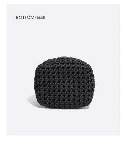 Customized Advanced Handbag Windmill Bucket Bag Handmade Weaving Bag Niche Design Light Luxury Single Shoulder Diagonal Span Bag