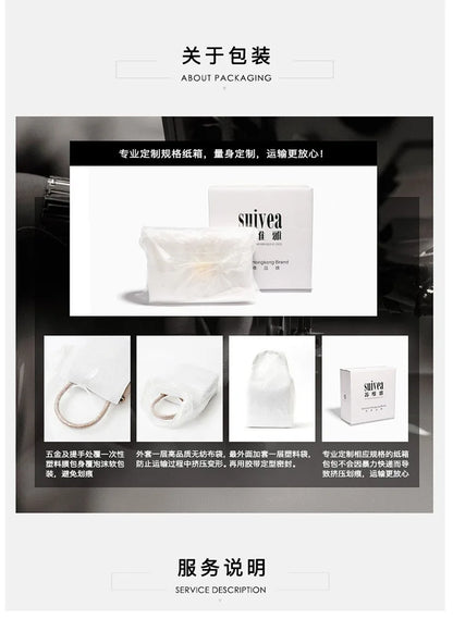 Customized Advanced Handbag Windmill Bucket Bag Handmade Weaving Bag Niche Design Light Luxury Single Shoulder Diagonal Span Bag