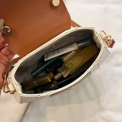 High Quality Soft Leather Handbag Women Luxury Purses Female Bag Designer Patchwork Ladies Shoulder Crossbody Bag Sac A Main New