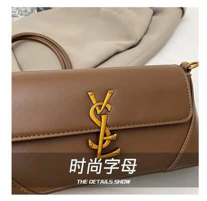 Elegant Crossbody Bag For Women Leather Handbag With Shoulder Strap Classic Design Famous Brand Ladies Accessory