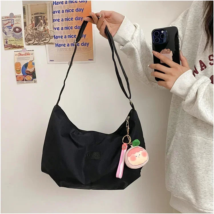 Women’s Simple Nylon Crossbody Handbag