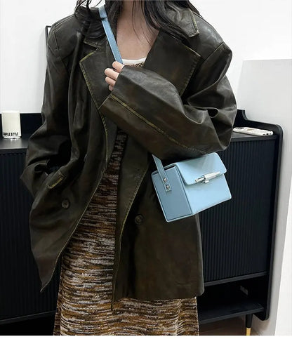 Popular Elegant Tote Bag Handbag For Ladies Leather By Famous Designer Luxury Brand Classic Shoulder Crossbody Women Stylish