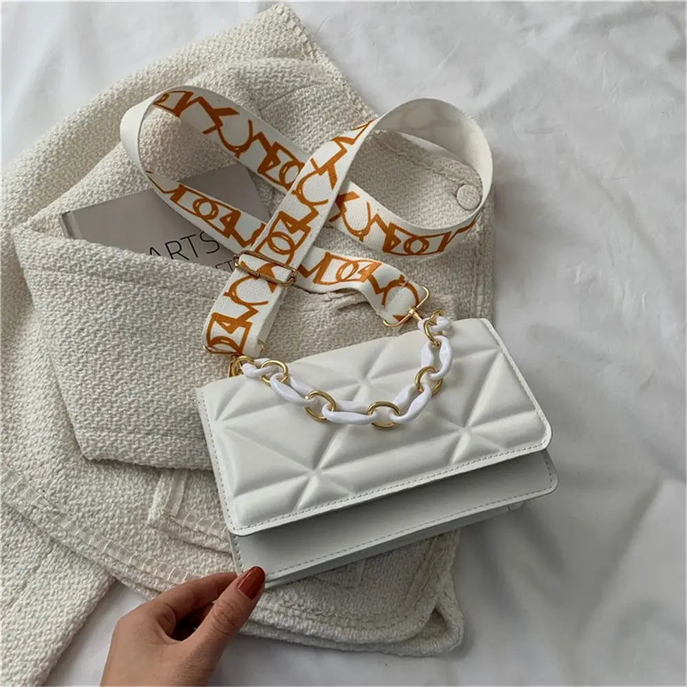 Large Capacity Shoulder Bag Women Female Fashion Casual Handbags PU Leather Crossobdy Clutch Flap Bag Streetwear Accessory