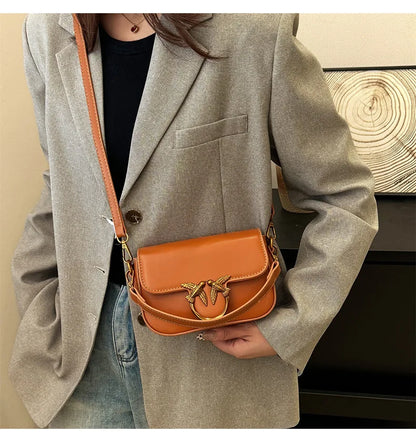 Women's Handbag Swallow Bag Fashion Designer High-end Fashion Versatile Shoulder Messenger Bag Small Square Bag