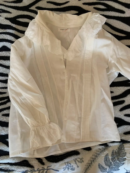 Women Blouse Female Shirt Summer Womens Blouses Spring Maxi Blusas Casual Elegant Vintage Long Sleeve Cotton Oversize Loose