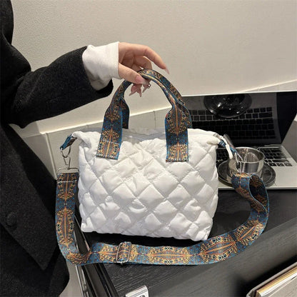 Large Tote Handbags for Women Luxury Design Shoulder Crossbody Bags Designer Brand Quilted Padded Casual Bag for Women