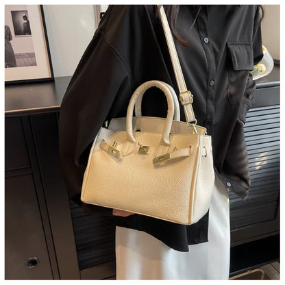 Fashionable Handbag for Women - Subtle, Minimalist, Chic Single Shoulder Bag with Large Capacity, Quality Commuter Crossbody Bag