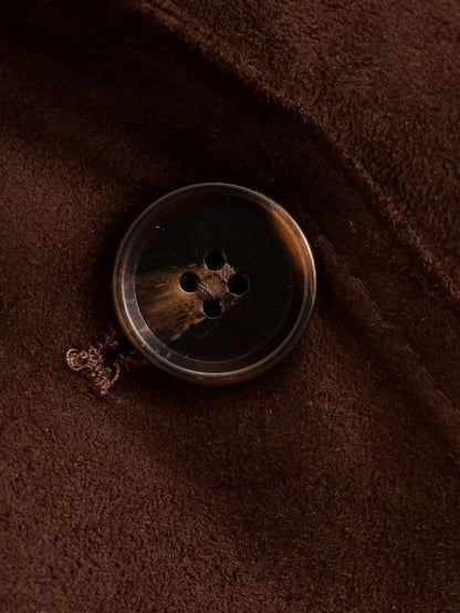 HH Woman's Fashion Coats Solid Turn-Down Collar Long Sleeves Pockets Single Breasted Female Autumn Streetweer Style Jackets