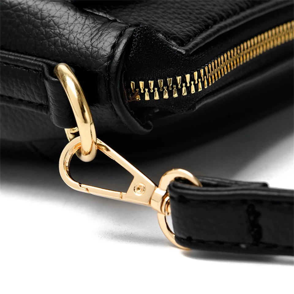 Casual Women's Handbags High Quality Leather Totes Bag Female Top-Handle Bag Large Capacity Crossbody Shoulder Bag Hand Bag Sac