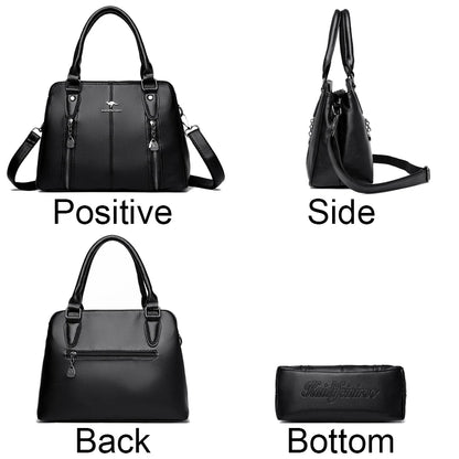 Luxury Handbags Woman Bags Designer Big Shoulder Bags for Women's 2024 Trendy Large Capacity Ladies Leather Hand Casual Tote Bag