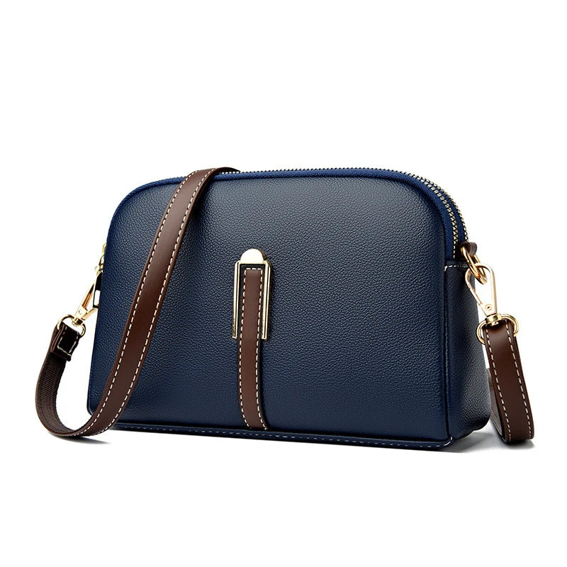 Women's Shoulder Bag PU Handbag Designer Cowhide Flap Bag Luxury Women's Messenger Bags Crossbody Bags for Women